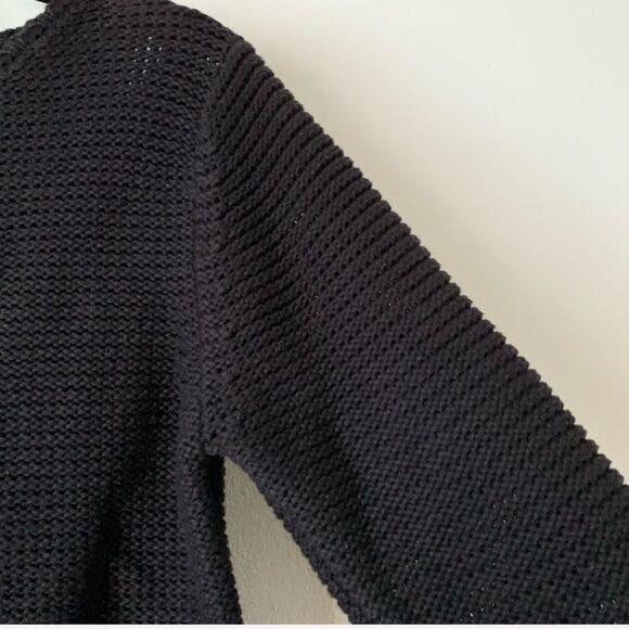 Mendocino black knitted longsleeved sweater, crew neck, great condition, S - Picture 8 of 10